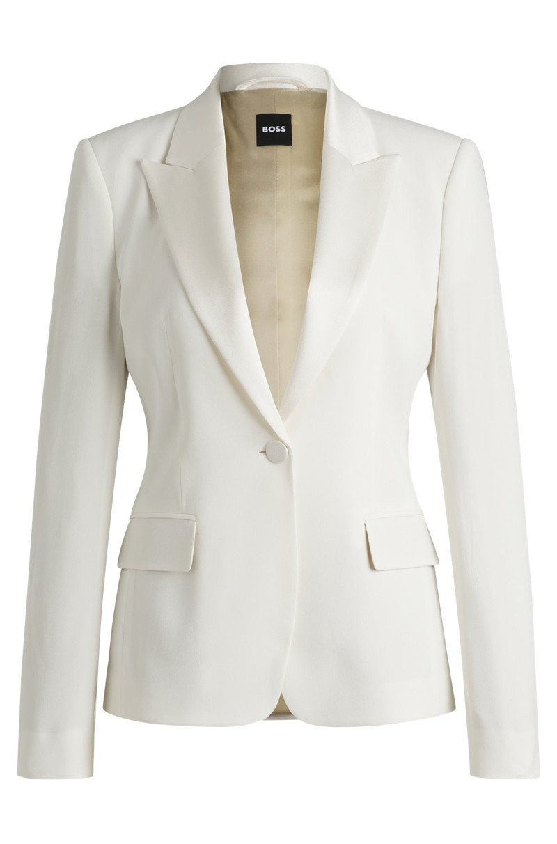 SLIM-FIT TUXEDO JACKET WITH SINGLE BUTTON 1