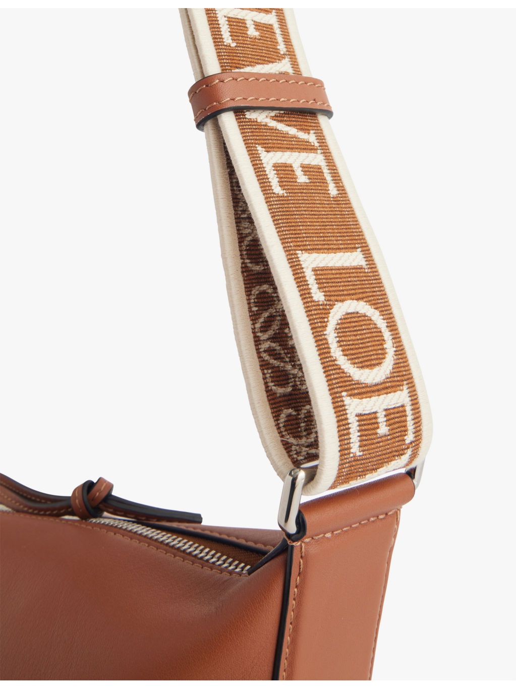 Cubi Small branded-strap leather shoulder bag - 3