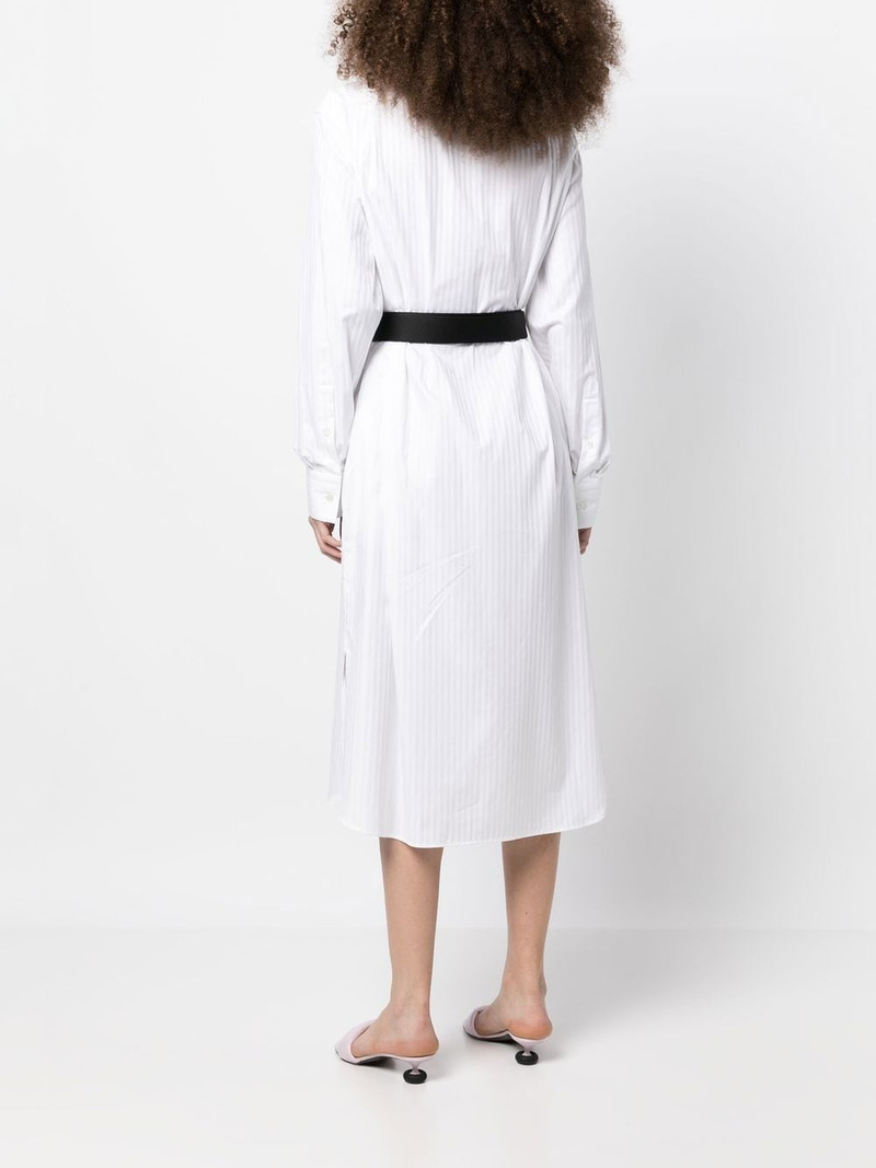 striped cotton shirtdress 4
