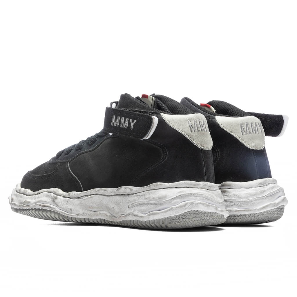 WAYNE BRUSHED SUEDE HIGH - BLACK - 3