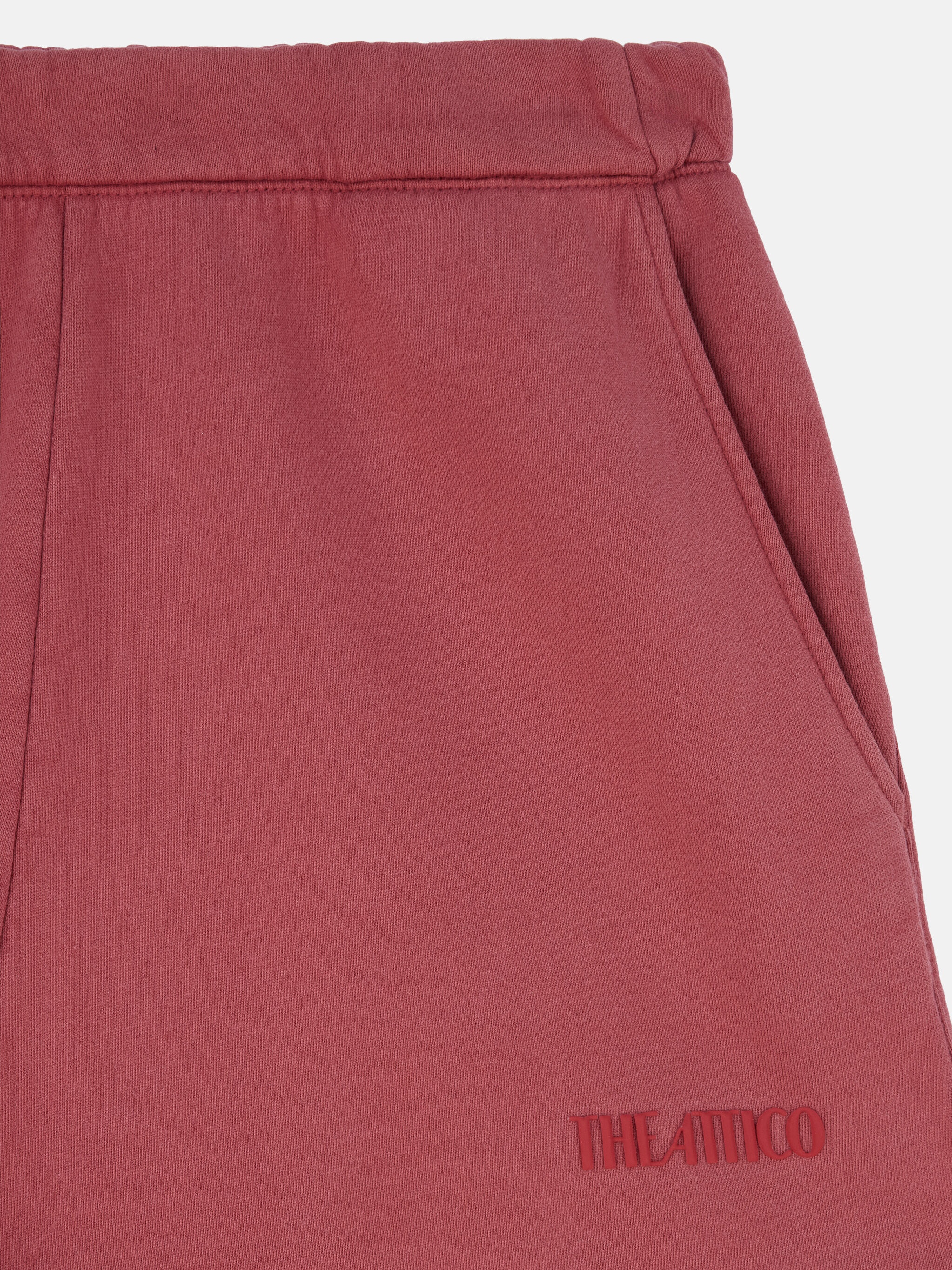 ''PENNY'' FADED BORDEAUX LONG PANTS - 4