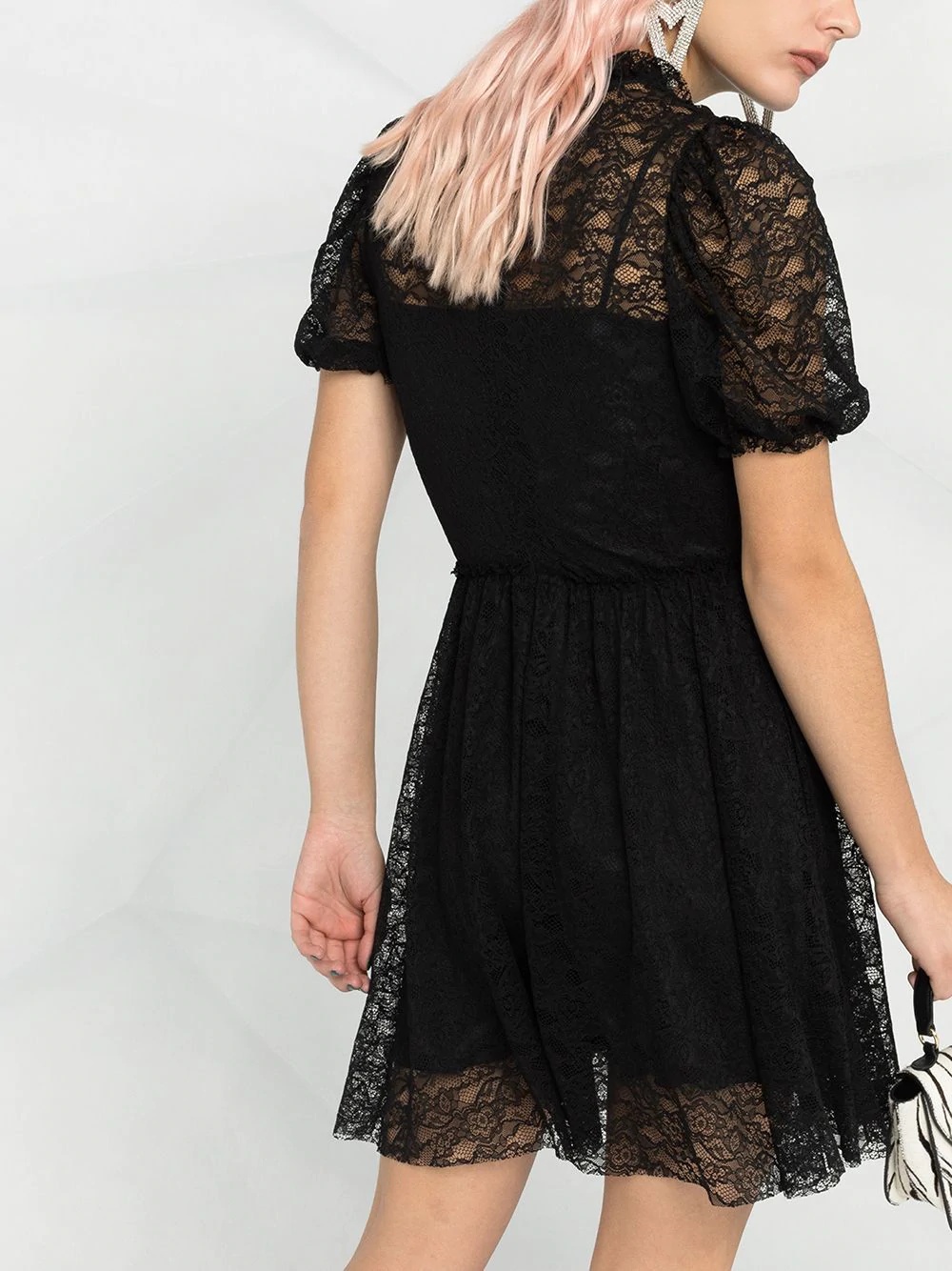 lace overlay dress - 5