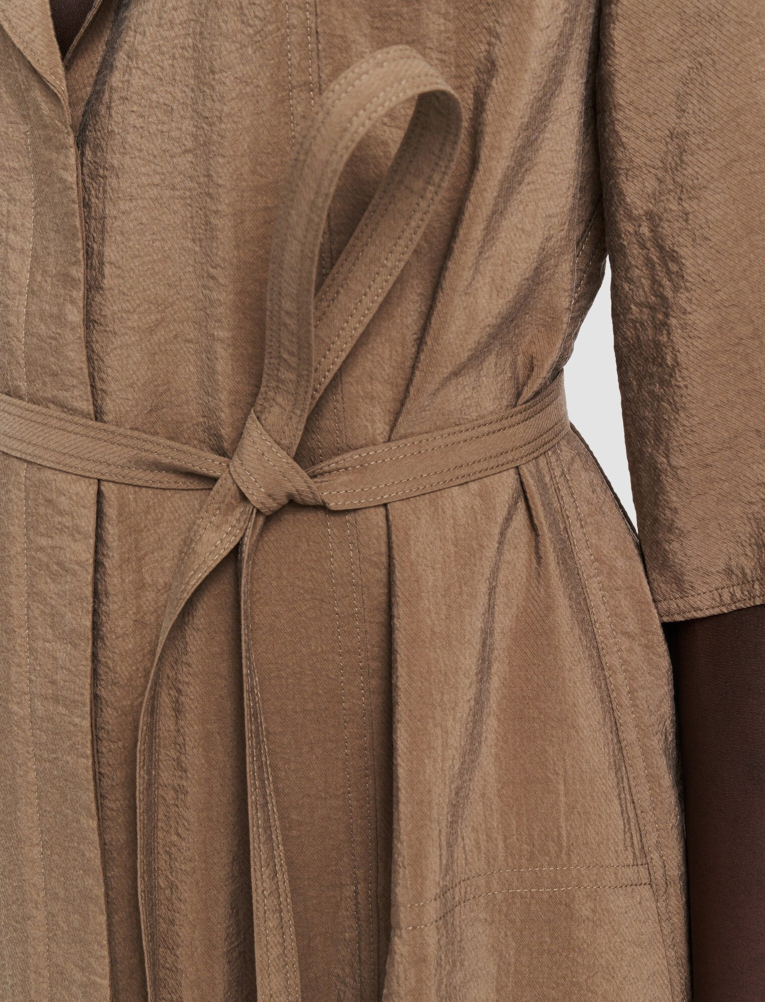 Textured Twill Dareau Dress - 4