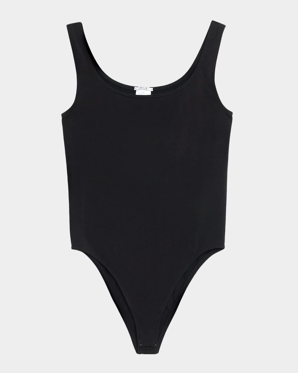 Jamaika Shimmer Scoop-Neck Thong Bodysuit - 1