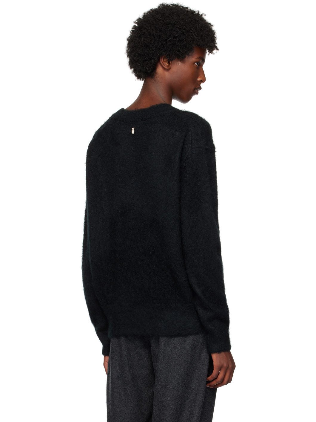 Black Crewneck Sweater - 3