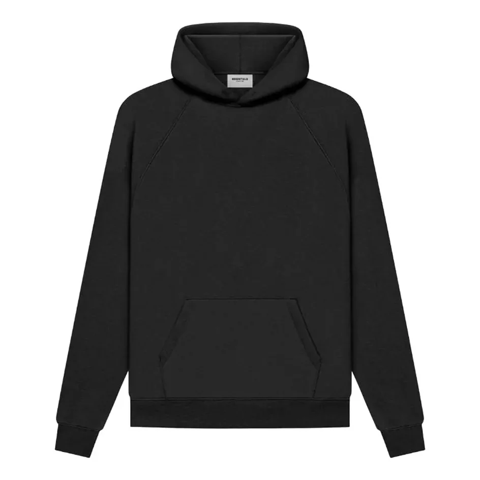 Fear of God Essentials SS21 Pull-Over Hoodie 'Black Stretch Limo' 192SP212000F - 1