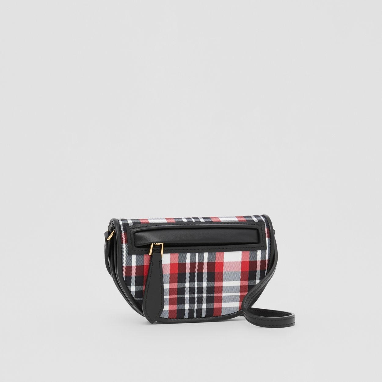 Tartan Nylon Olympia Card Case with Detachable Strap - 9