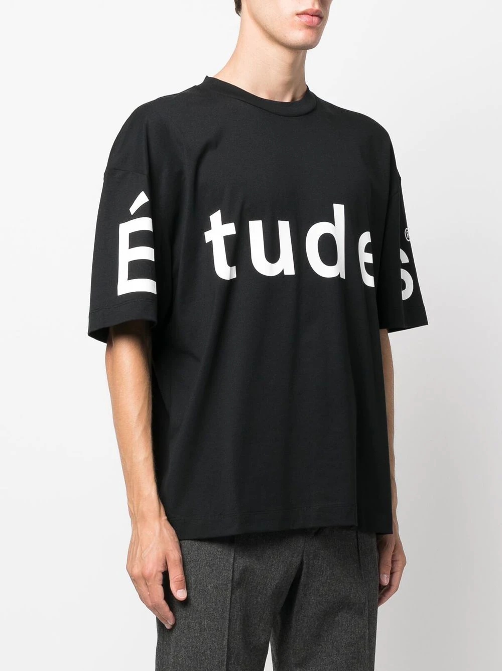 logo-print oversize T-shirt - 3