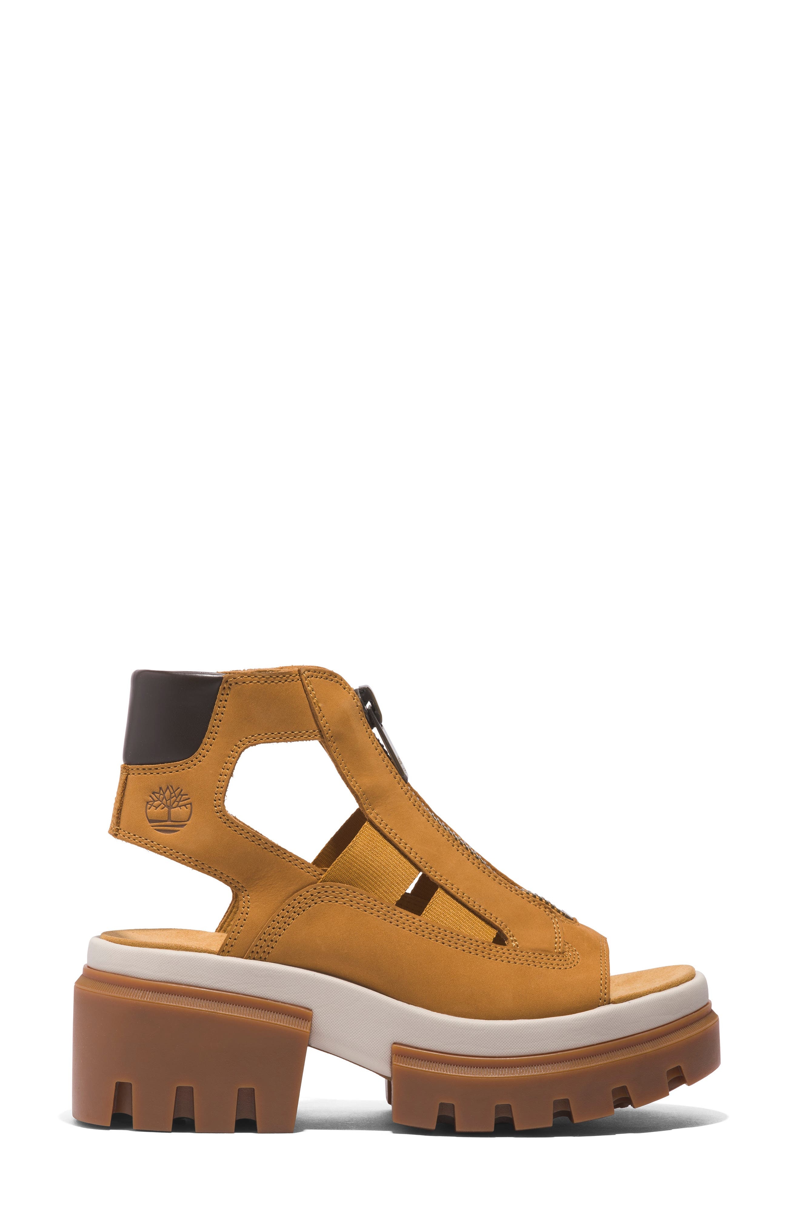 Timberland Everleigh Gladiator Sandal in Wheat Nubuck at Nordstrom - 2