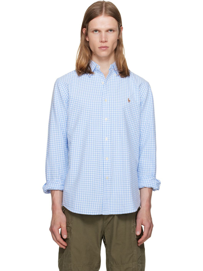 Blue Oxford Sport Shirt 1