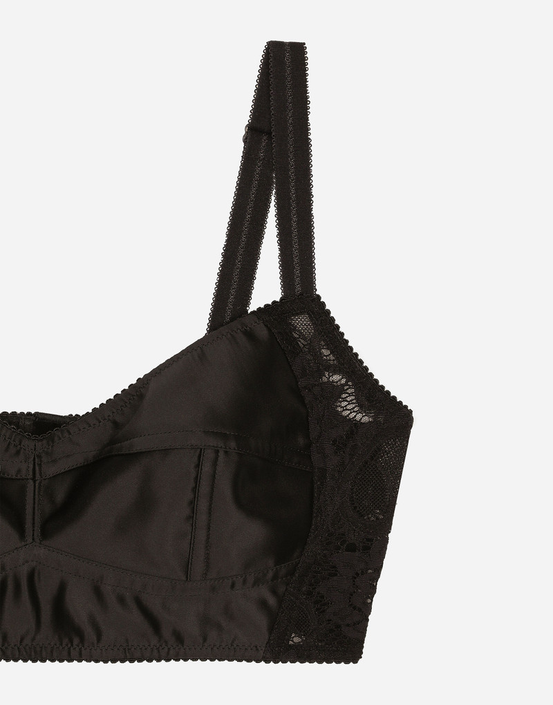 Satin and lace bralette top 6