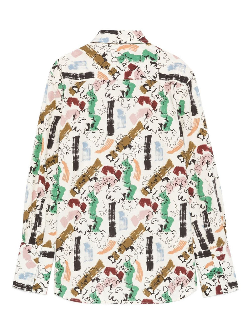 Paul Smith abstract-print cotton shirt outlook