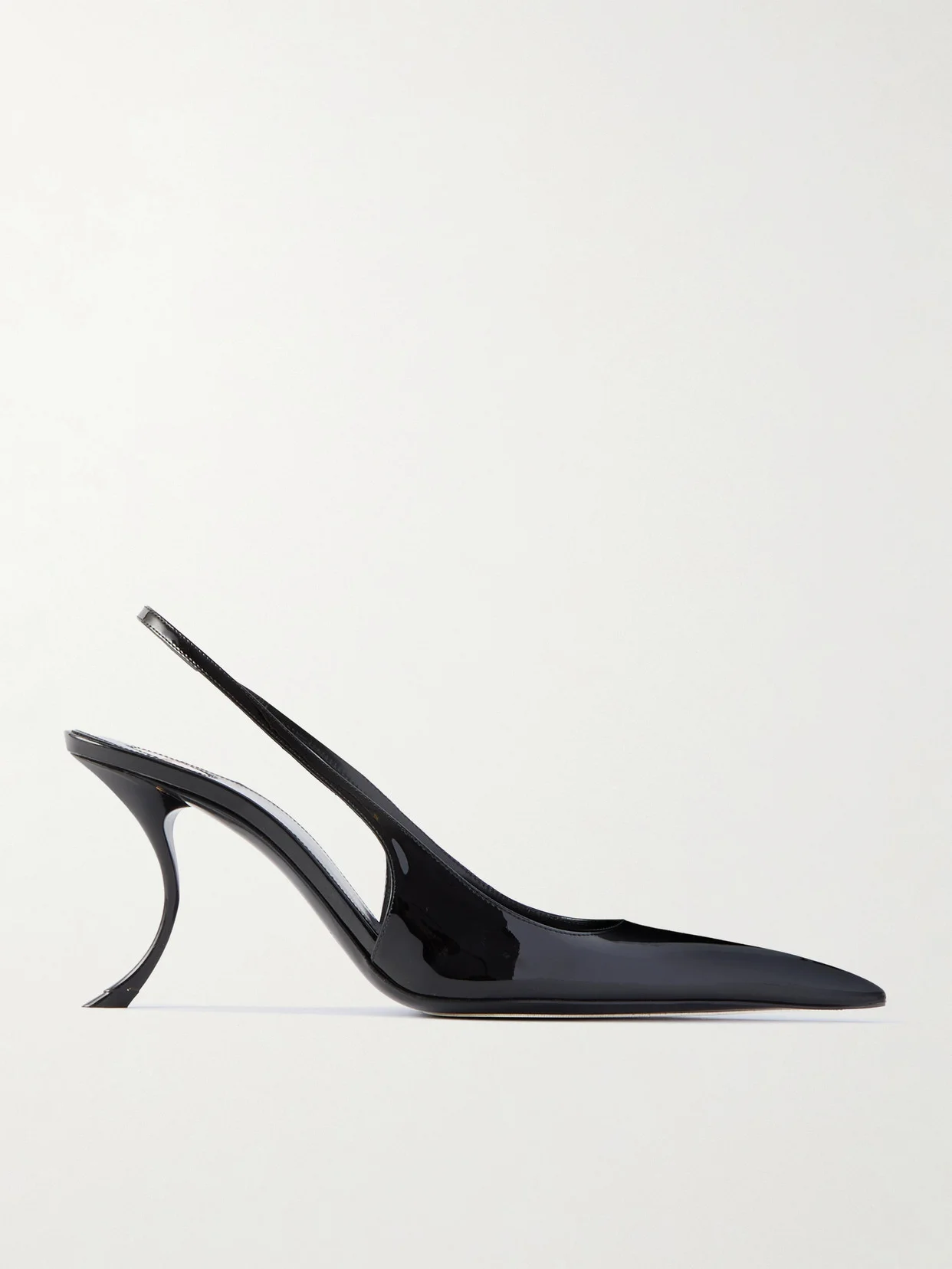 Apolline Patent-leather Slingback Pumps - 1