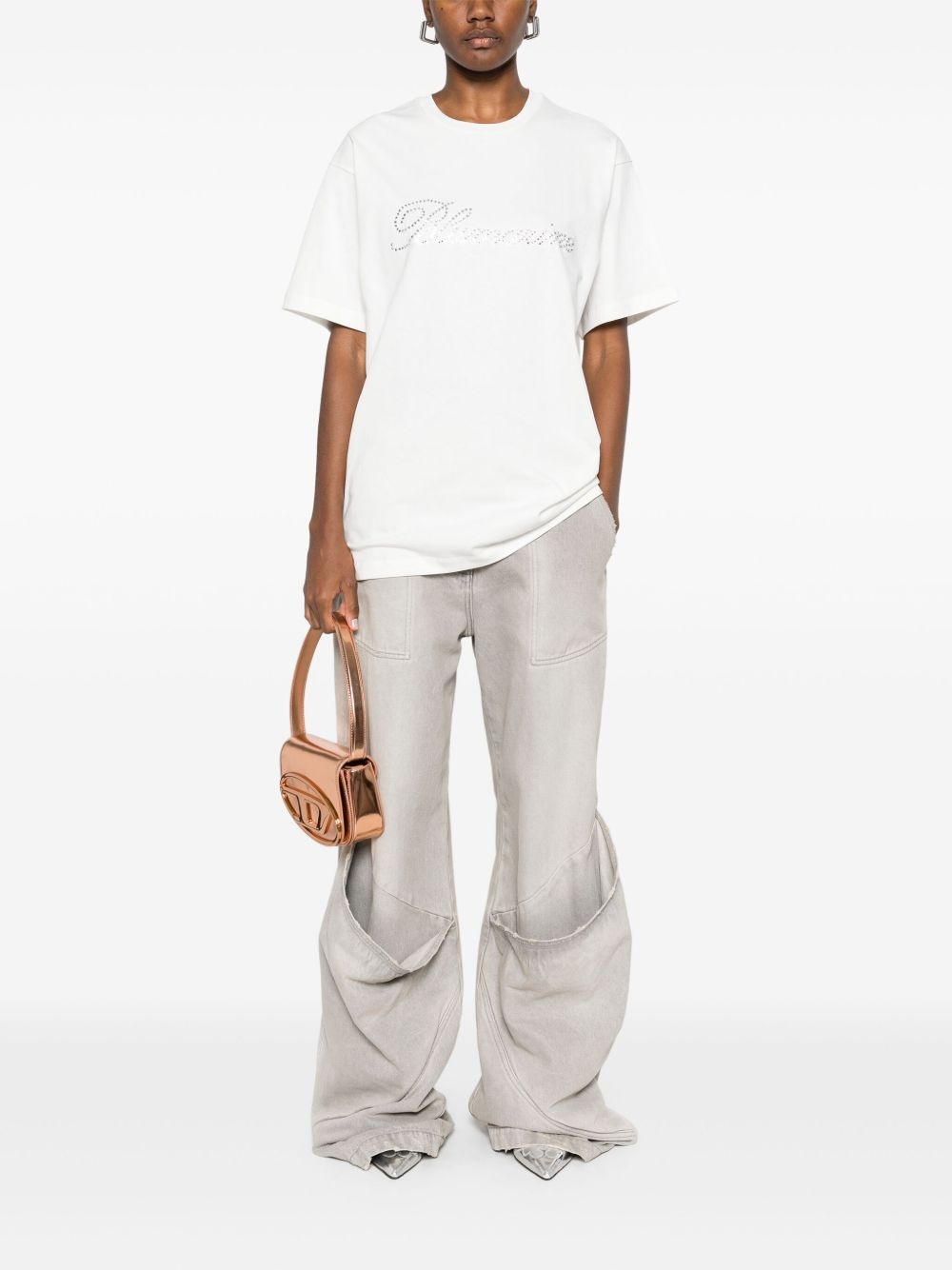 logo-appliqué T-shirt - 2