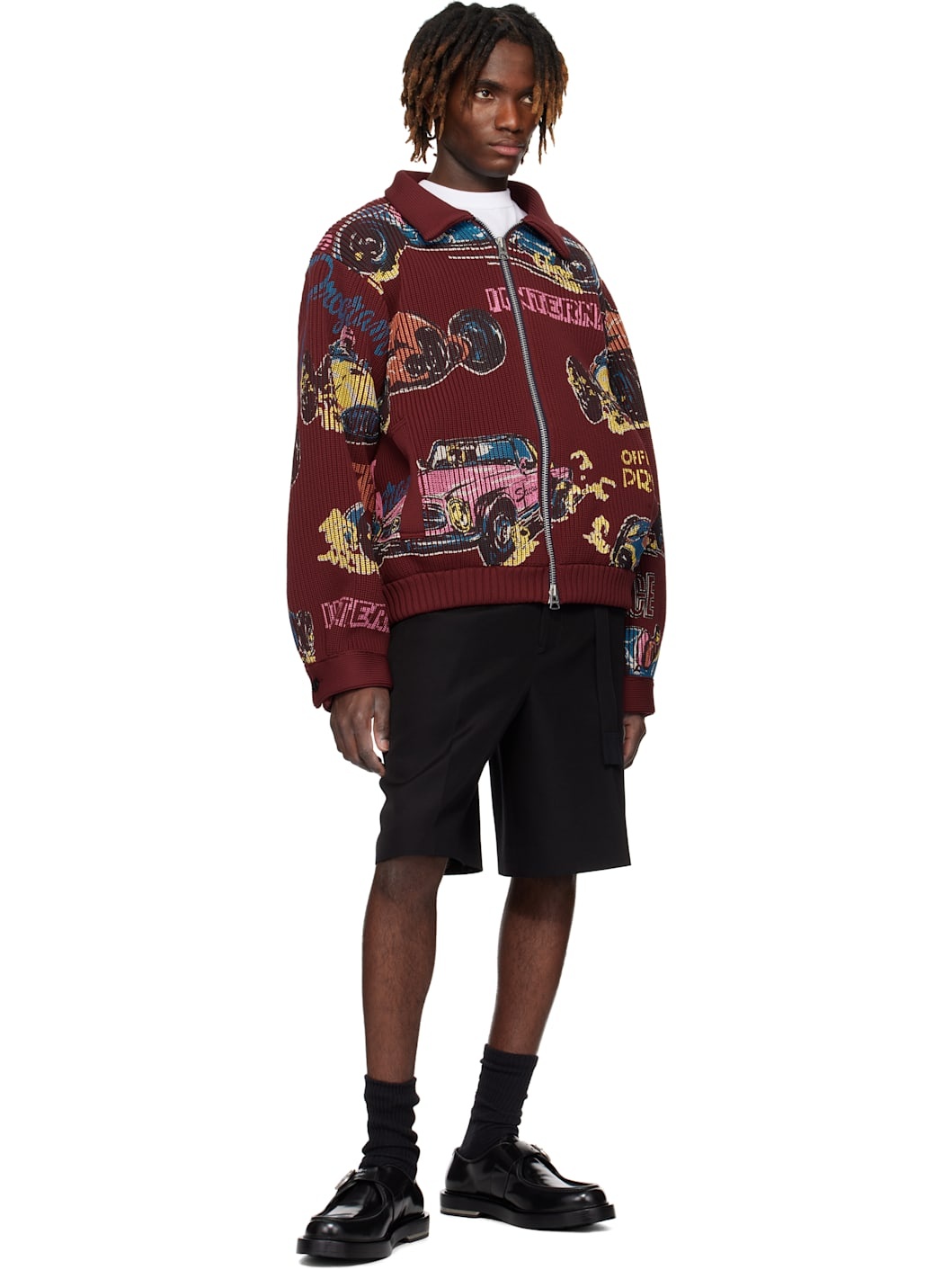 【sacai】Double Faced Silk Cotton Shorts 251445M193006_1.jpg