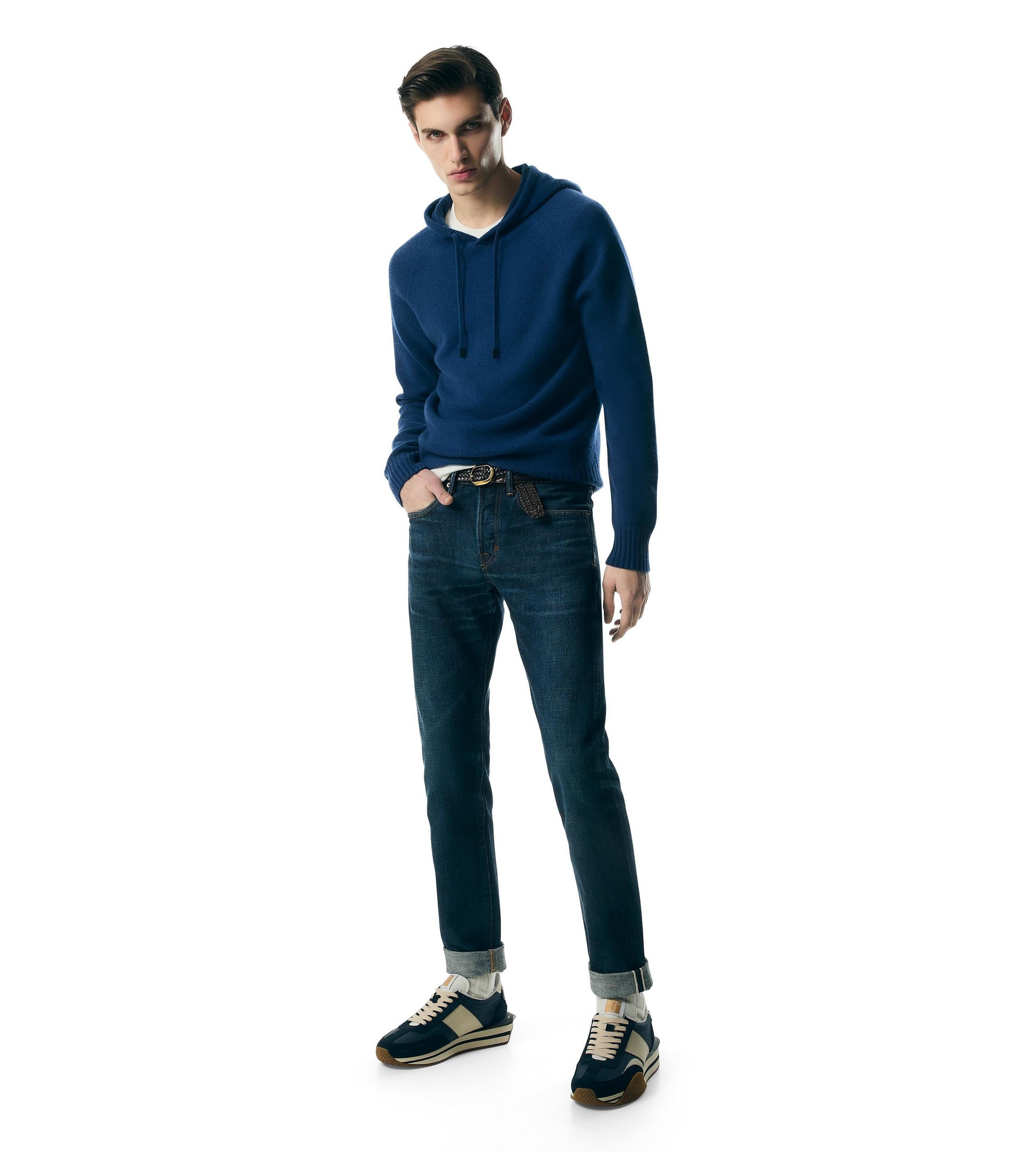 SUEDE TECHNICAL FABRIC JAMES SNEAKER - 5