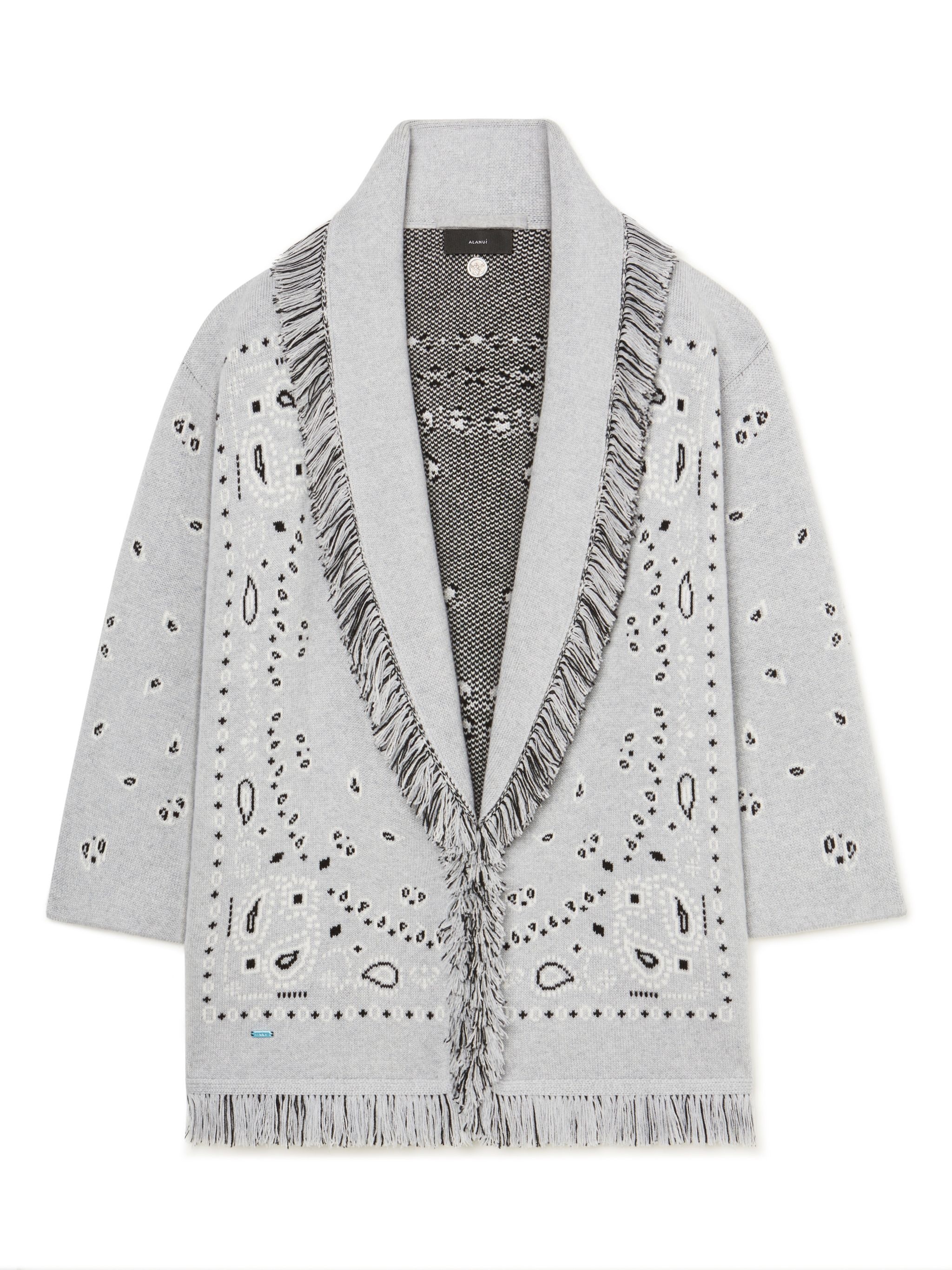 Bandana Jacquard Cardigan - 1