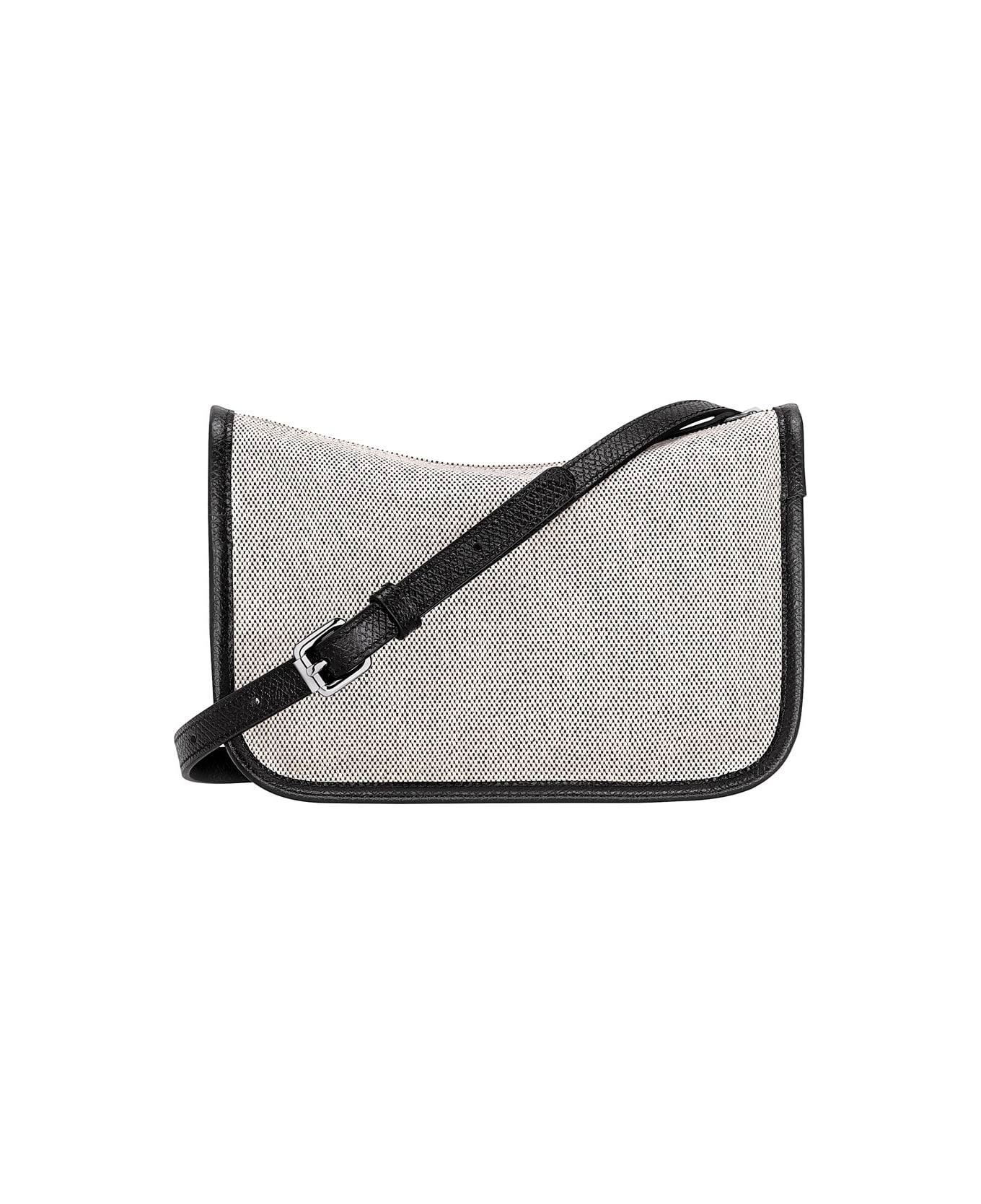 'essential' White Crossbody Bag With Logo Lettering On The Front And Adjustable And Removable Should - 1