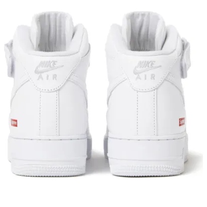 Nike x Supreme Air Force 1 Mid 'White' FZ8784-100 - 3