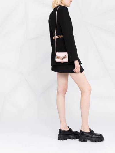 Moschino logo-lettering mini bag outlook