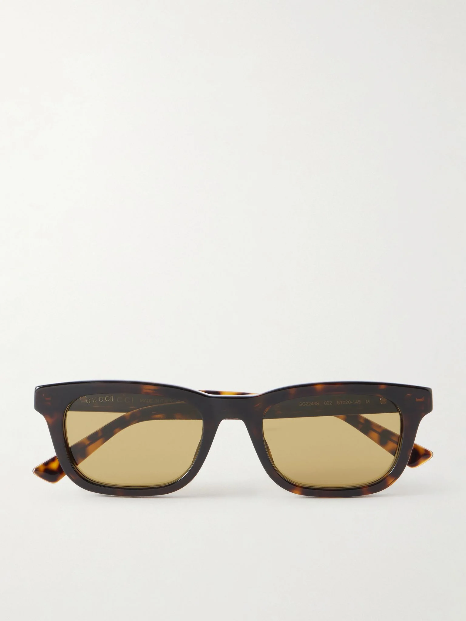 The Wirecore Square-Frame Tortoiseshell Recycled-Acetate Sunglasses Tortoiseshell - 1