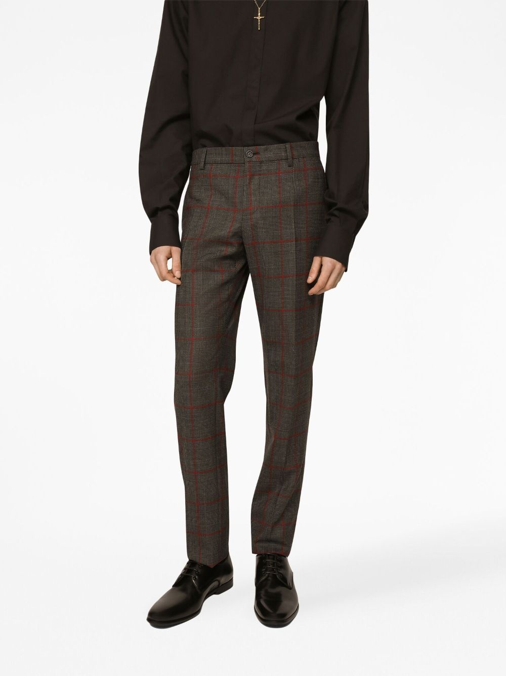 double-breasted three-piece suit - 6