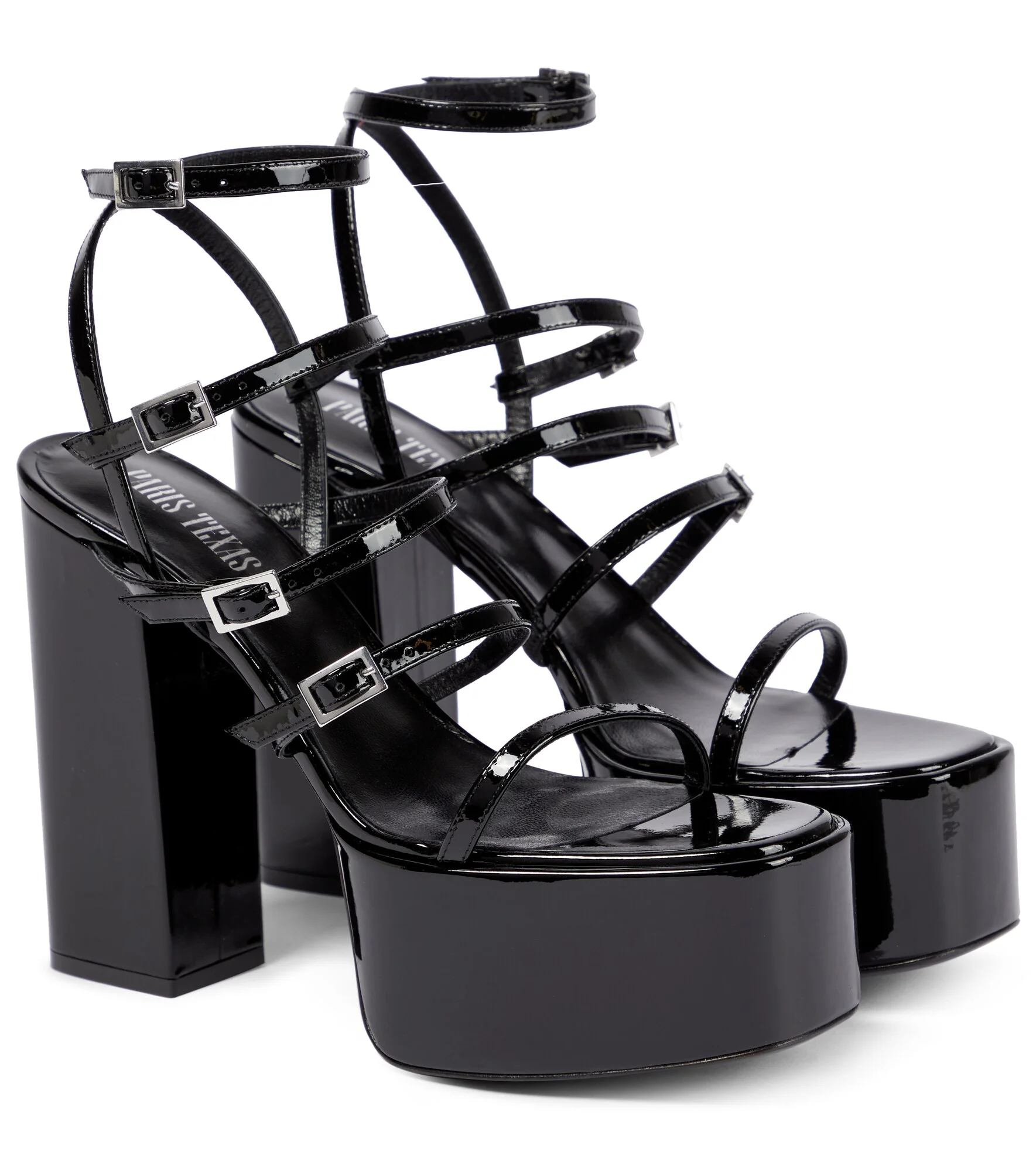 Jessica leather platform sandals - 1