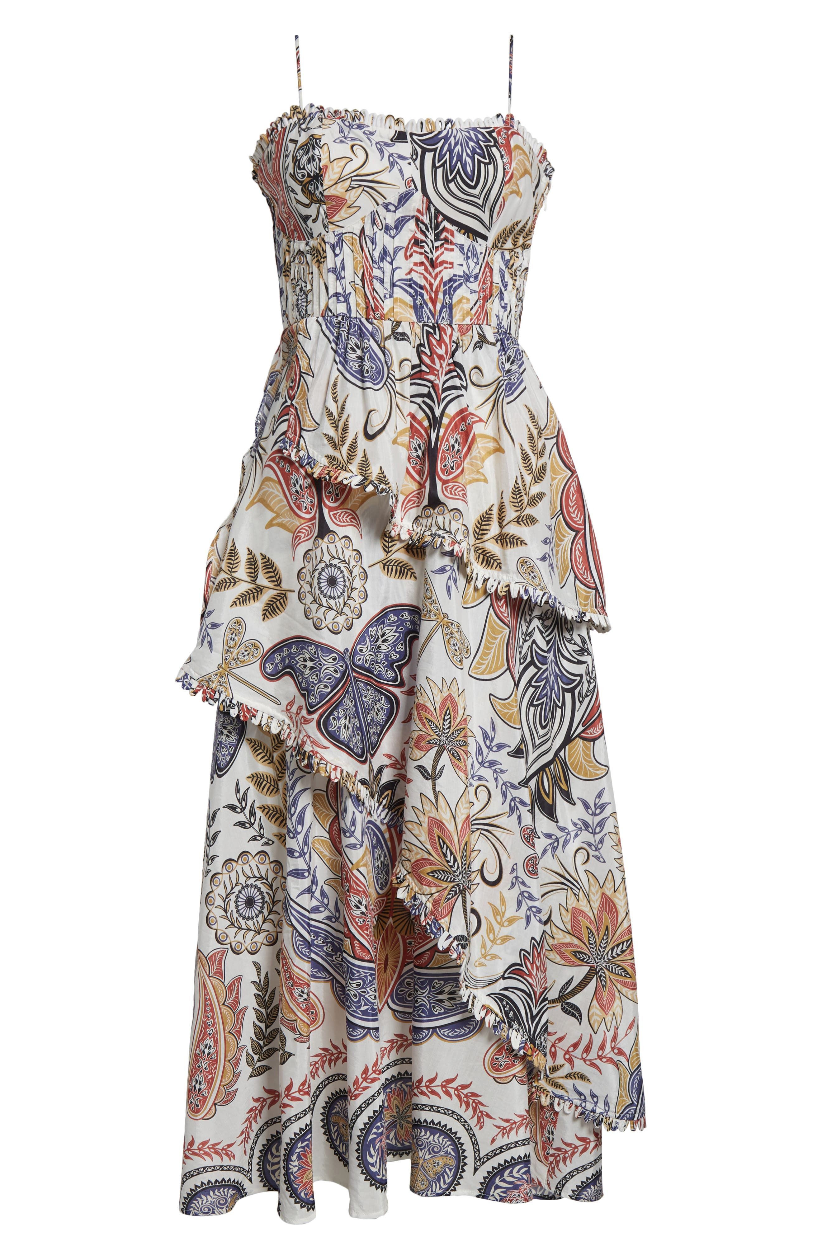 FARM Rio Boho Glam Floral Sundress in Boho Glam Off-White at Nordstrom - 5