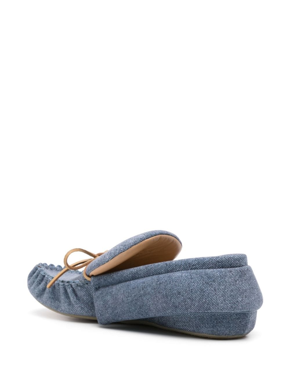 bow-embellished loafers - 3