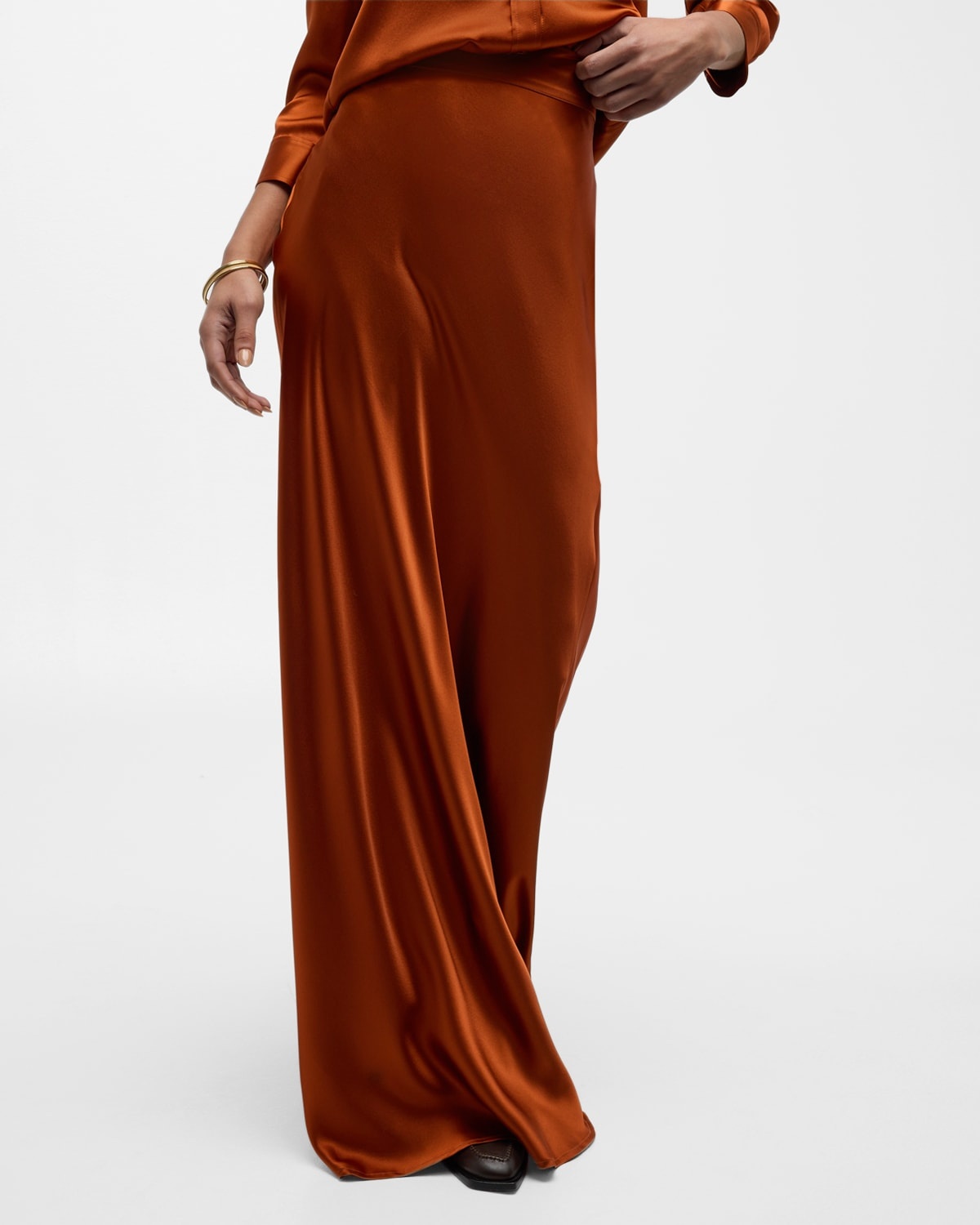 Ryker Silk Maxi Skirt - 8