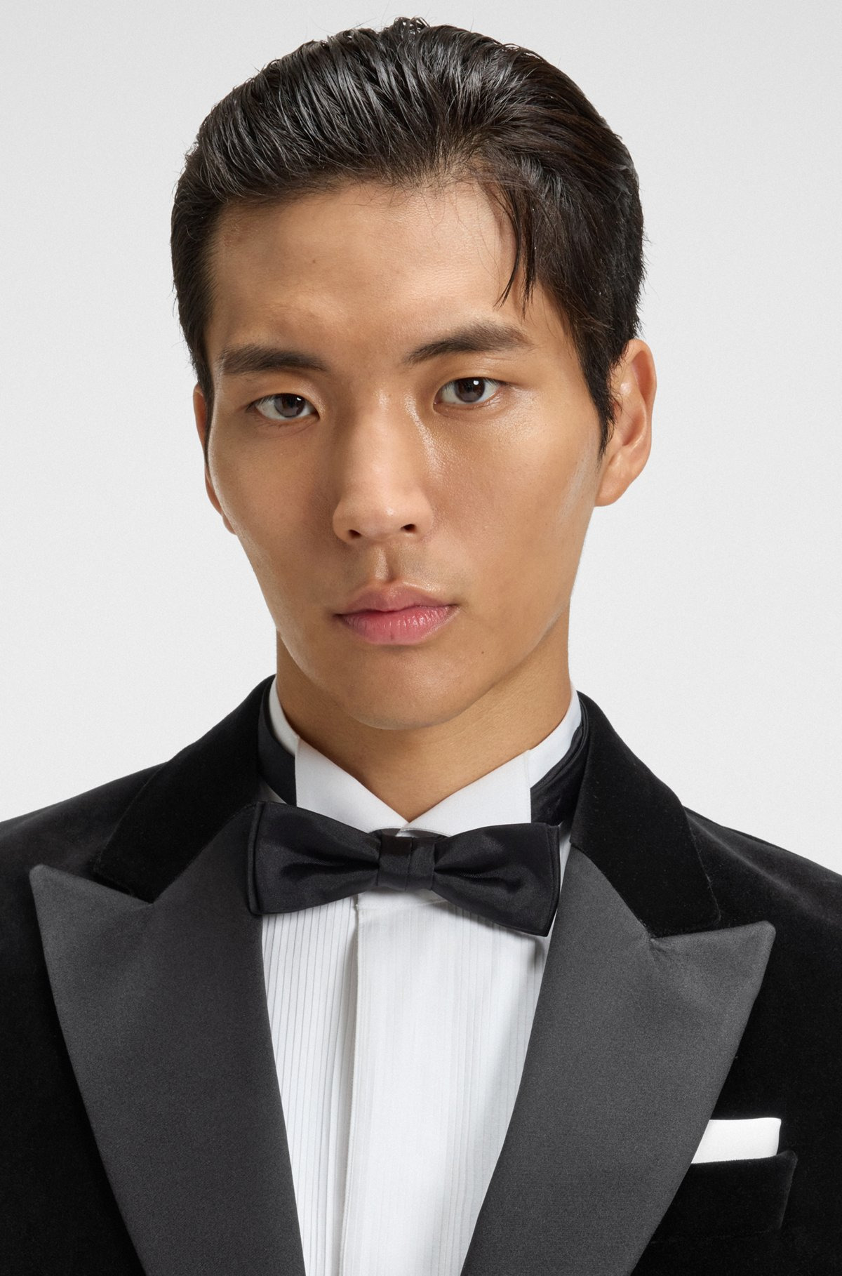SLIM-FIT TUXEDO JACKET IN COTTON VELVET - 5