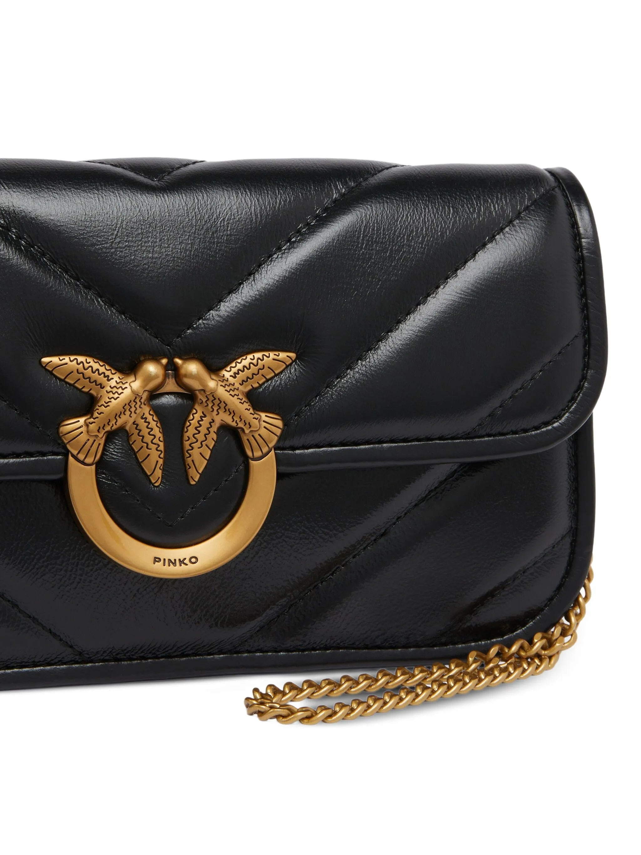 Pinko Love Bird-buckle Shoulder Bag - 4