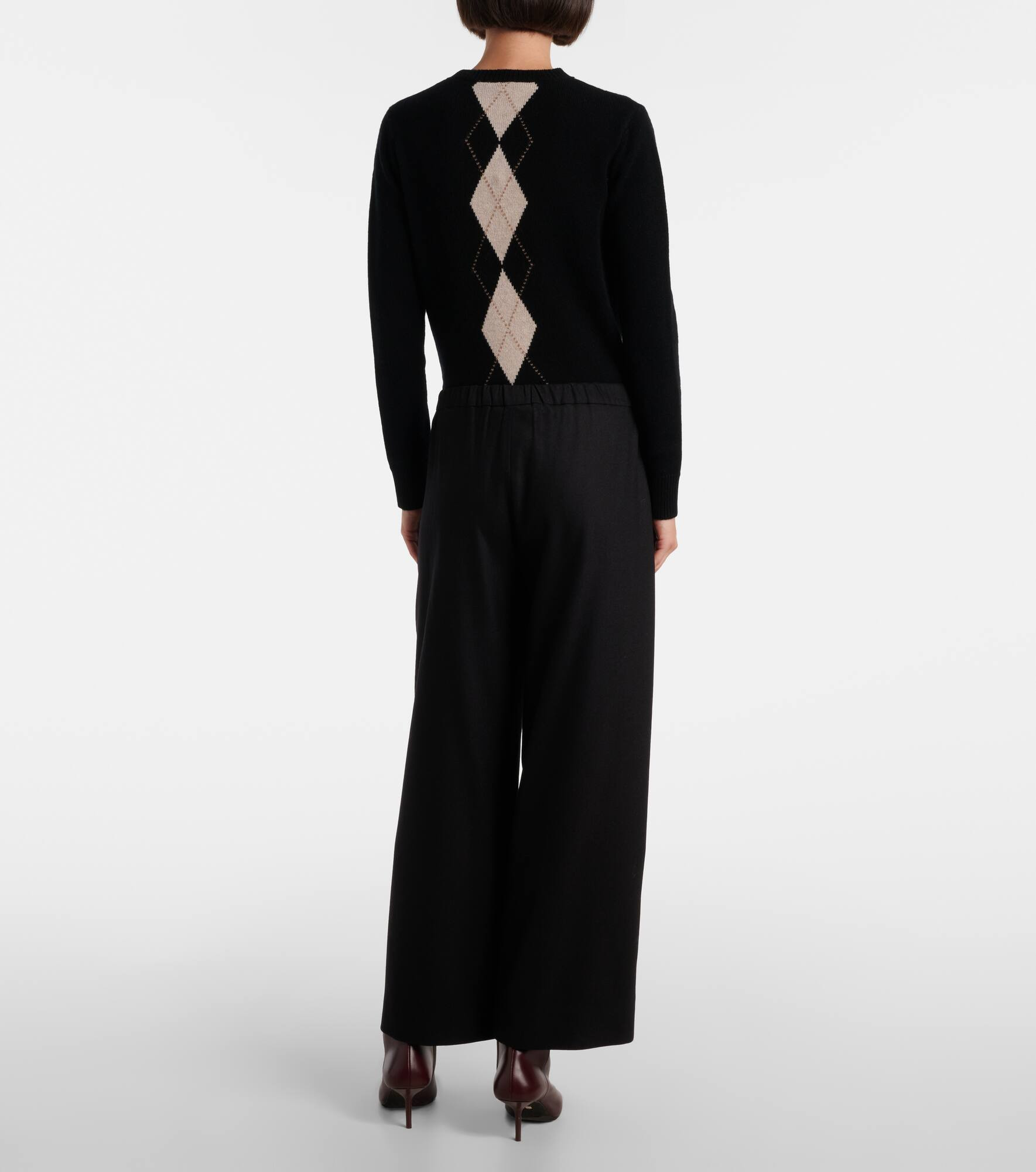 Wool flannel sweatpants - 3