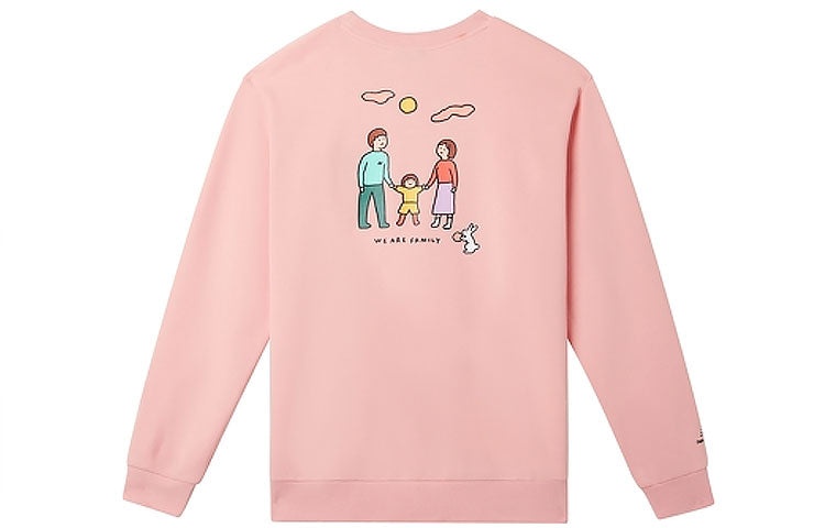 New Balance x Zero Per Zero Graphic Pullover 'Pink' NCA47023-PK - 2