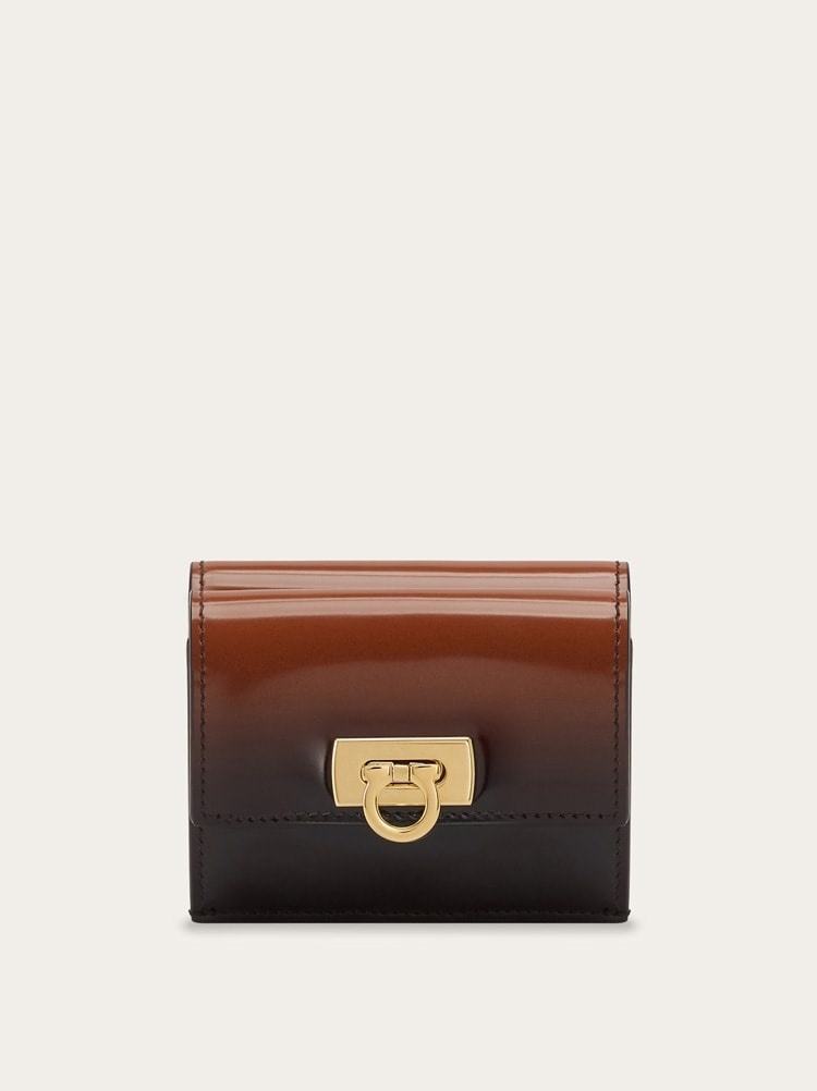 COMPACT WALLET WITH GANCINI CLASP - 1