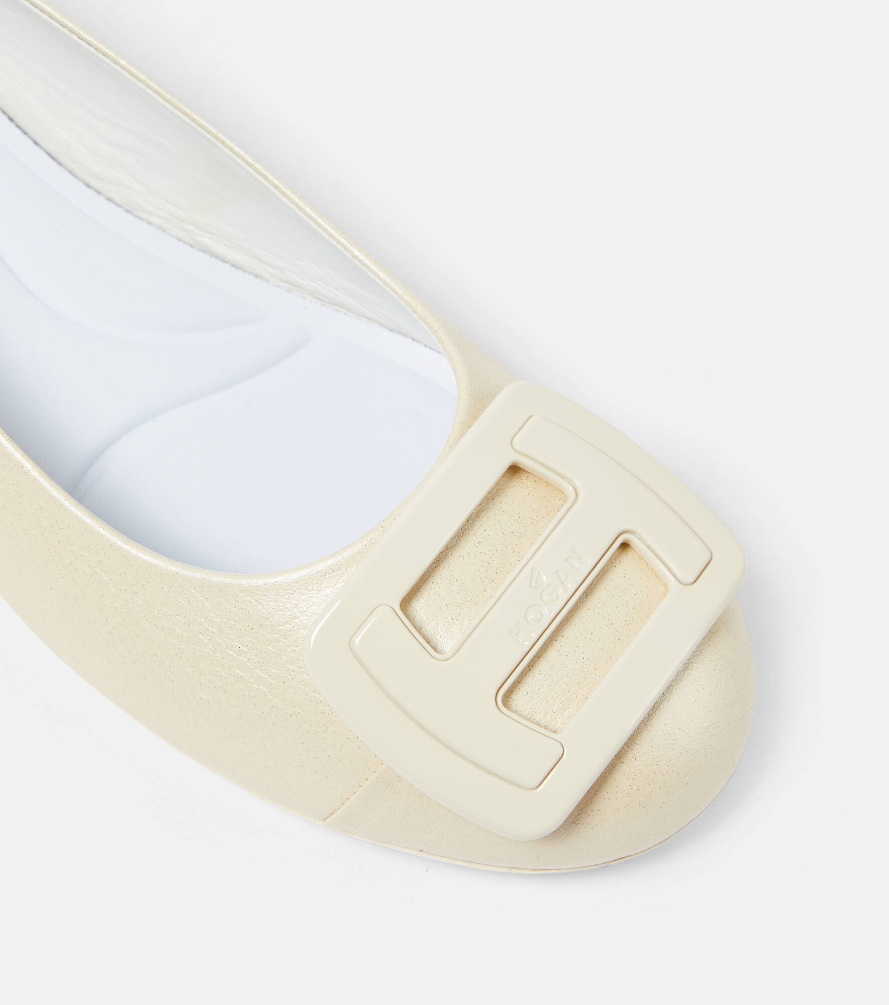 H661 leather ballet flats - 6