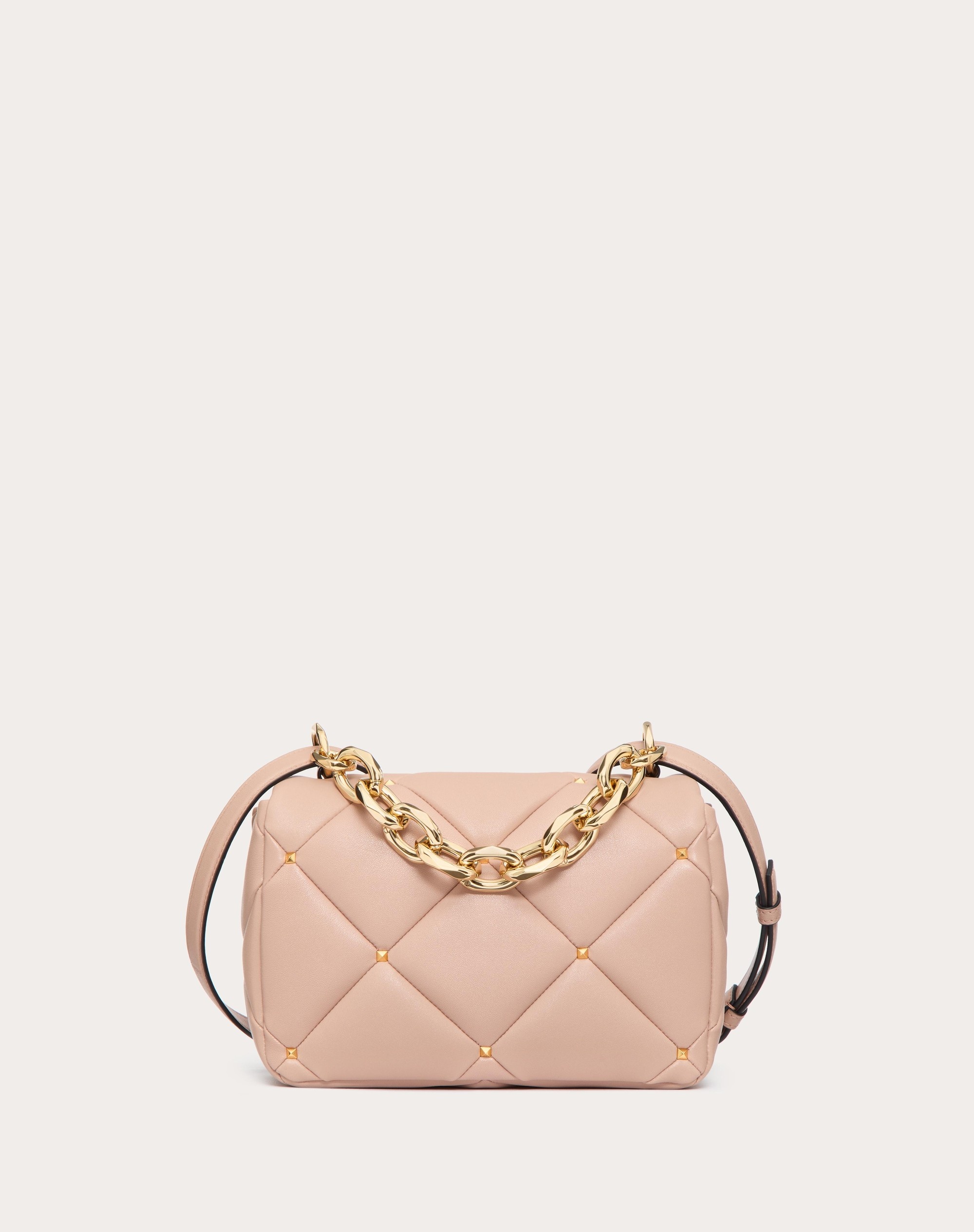 VALENTINO GARAVANI ROMAN STUD BAG IN NAPPA PATCHWORK - 3