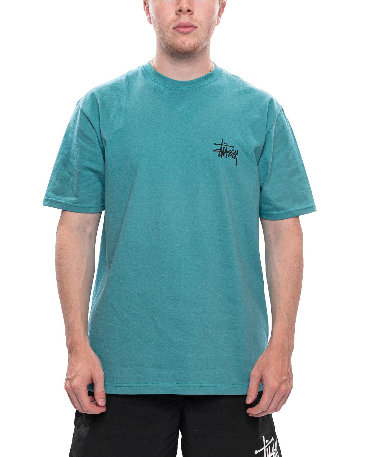 Basic Stussy Tee 'Ocean' - 1