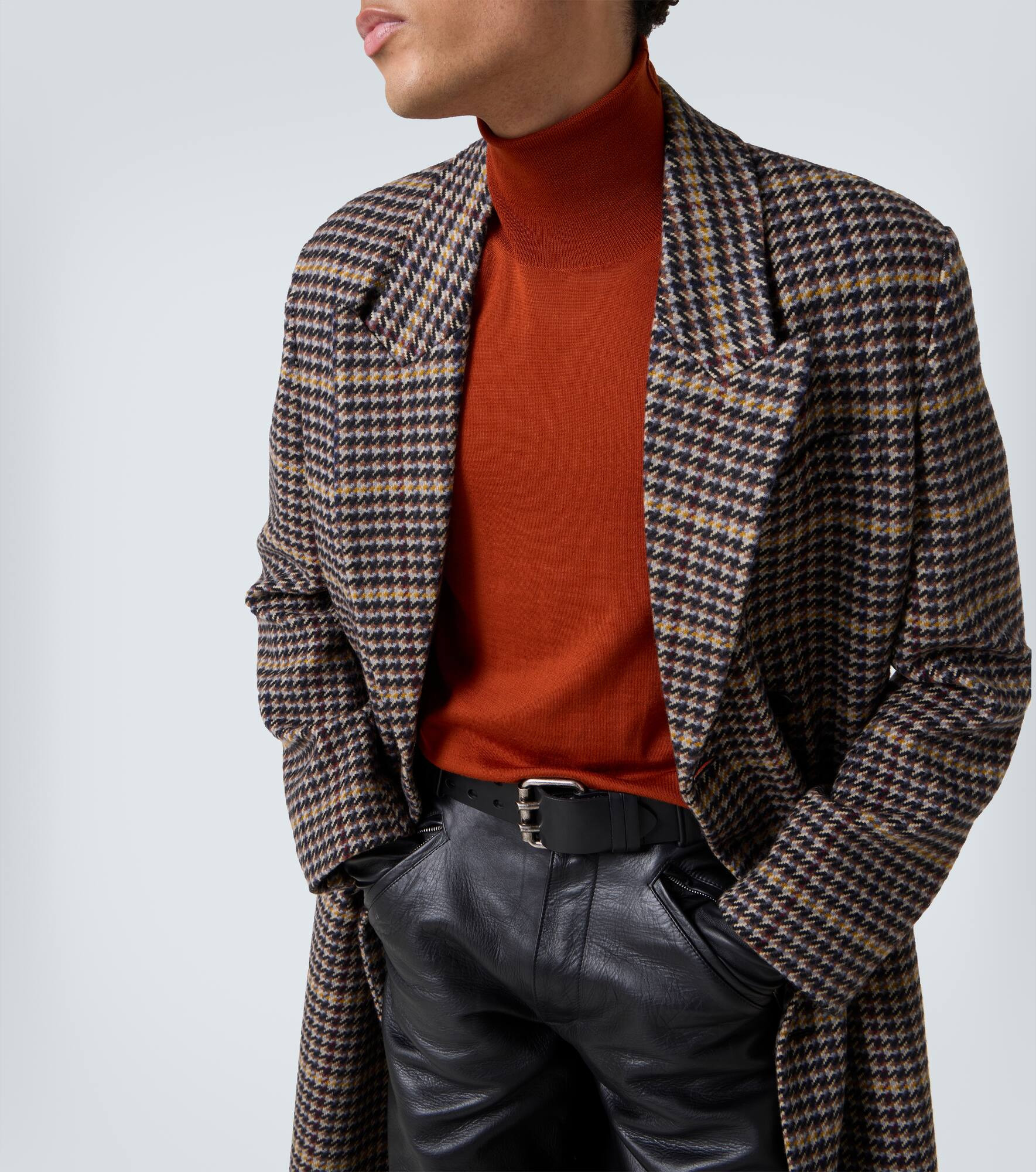 Wool turtleneck sweater - 5