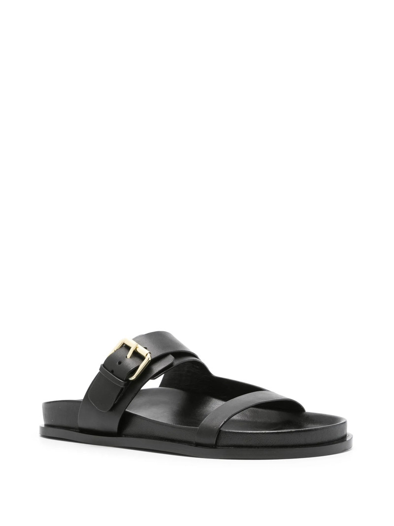 A.EMERY Prince leather slides outlook