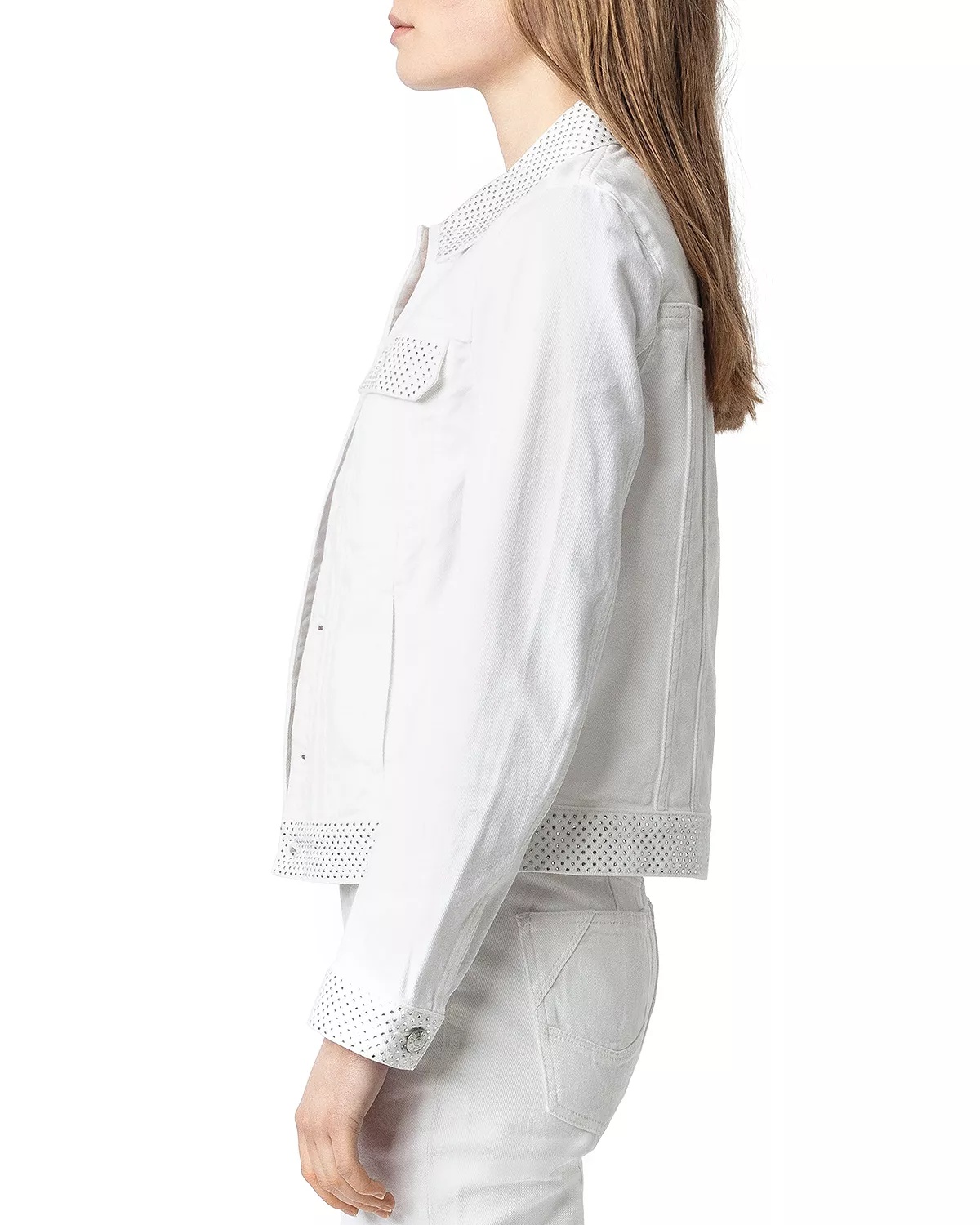Kioky Strass Denim Jacket - 4