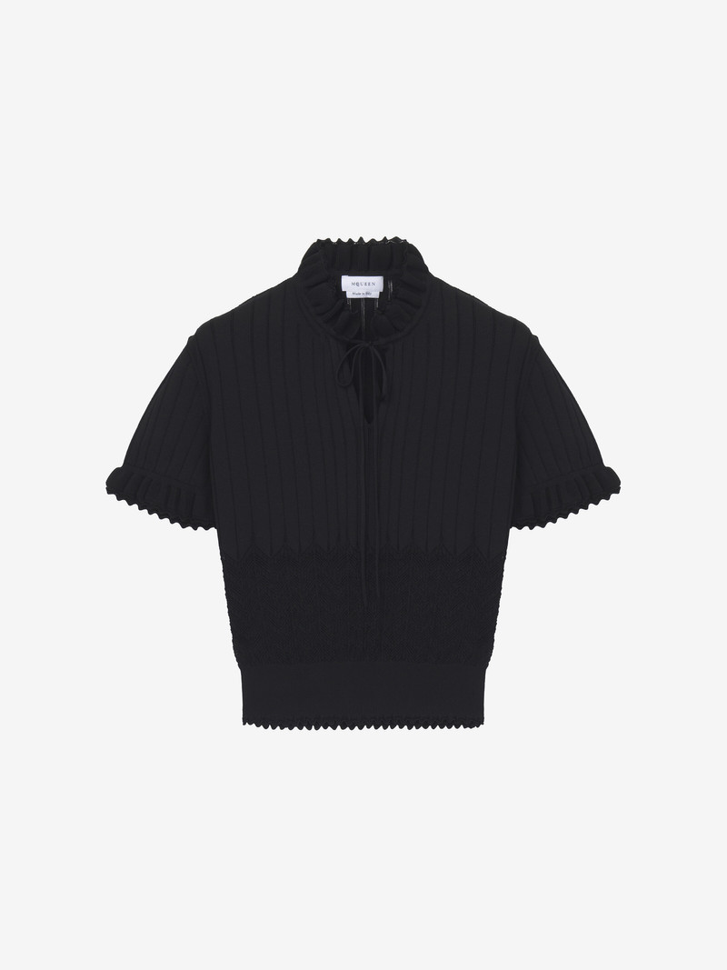 Alexander McQueen Pointelle Knit Top outlook