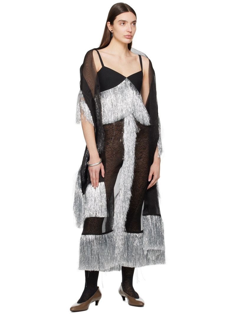 NICKLAS SKOVGAARD Black & Silver Adyson Maxi Dress outlook