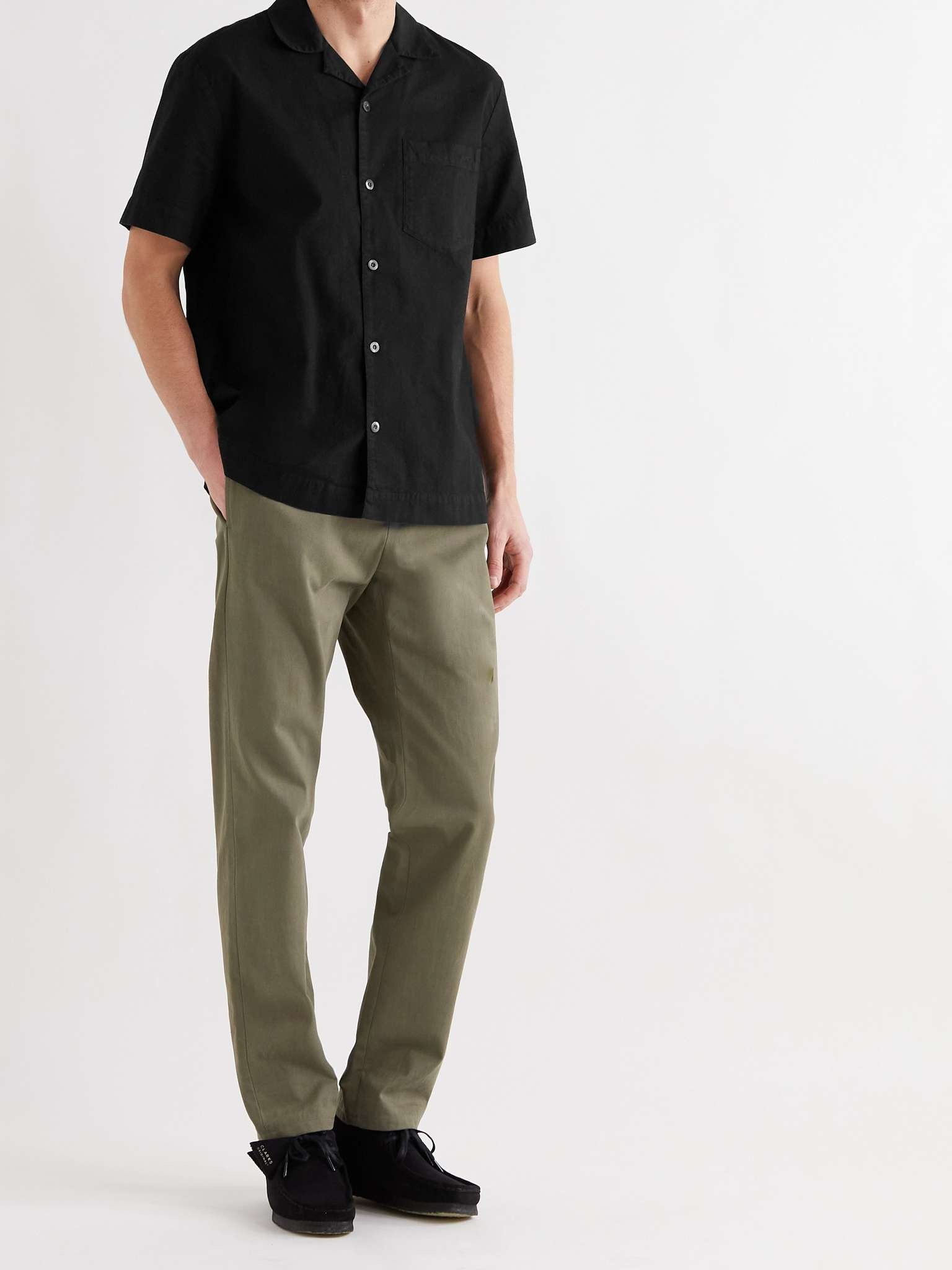 Camp-Collar Cotton Shirt - 2