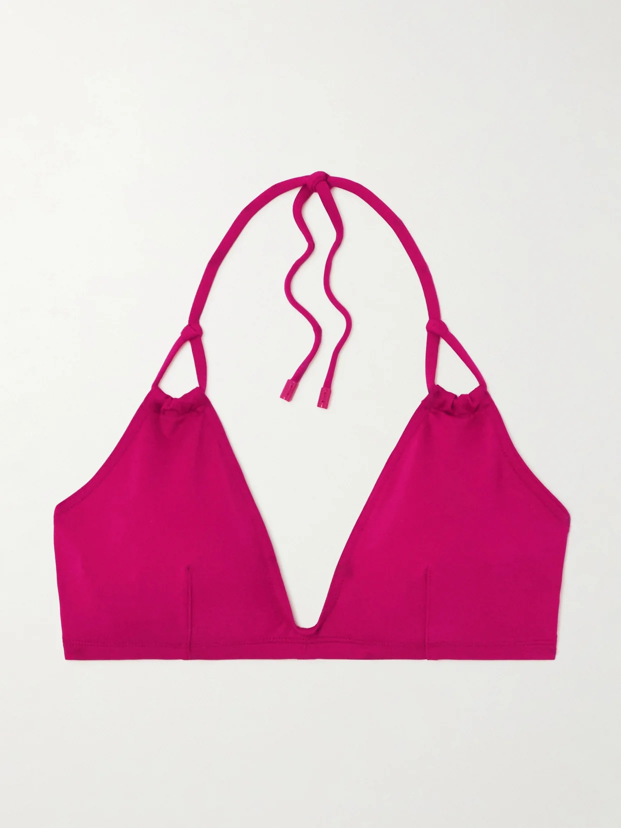Java Remix Knotted Halterneck Bikini Top - 1