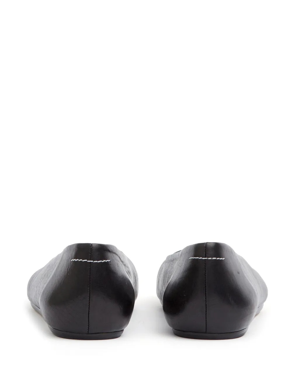 MM6 Maison Margiela - Women Calf Leather Ballerina Flats - 3
