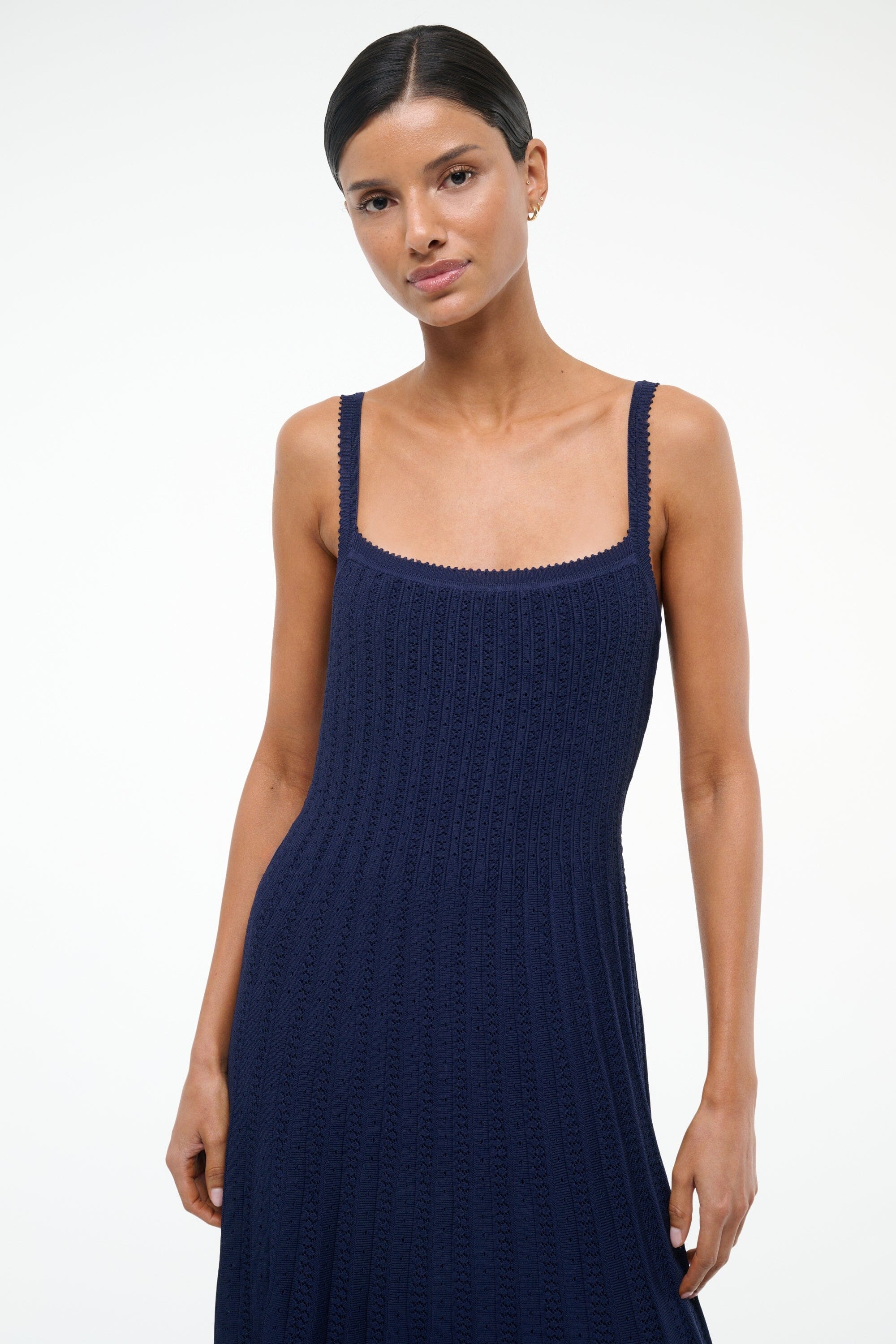 STAUD ELLEN DRESS NAVY - 2