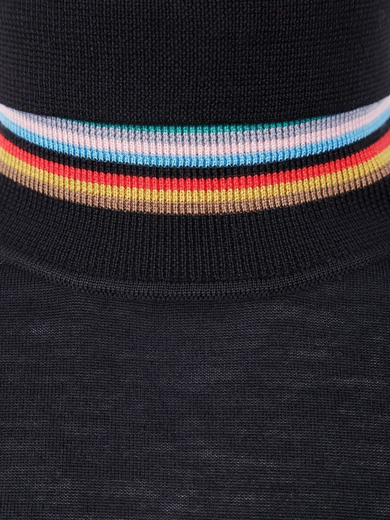 stripe-detail turtleneck sweater 3