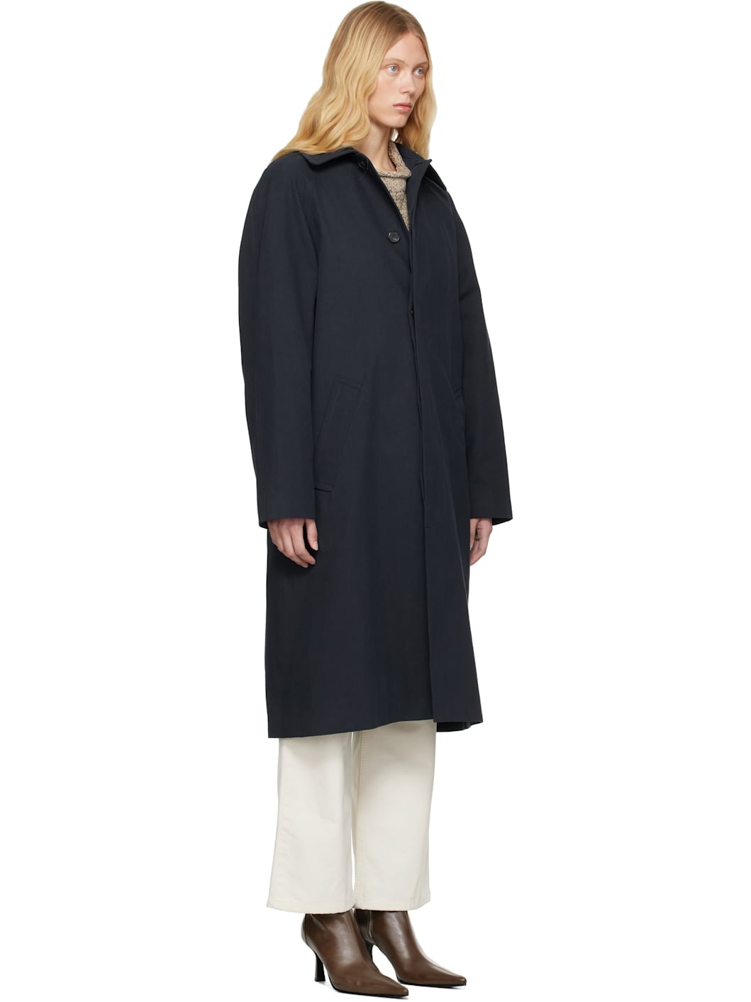 Navy Mac Eduoard Trench Coat - 2