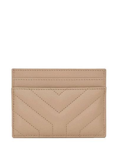 SAINT LAURENT Y- stitch card holder outlook